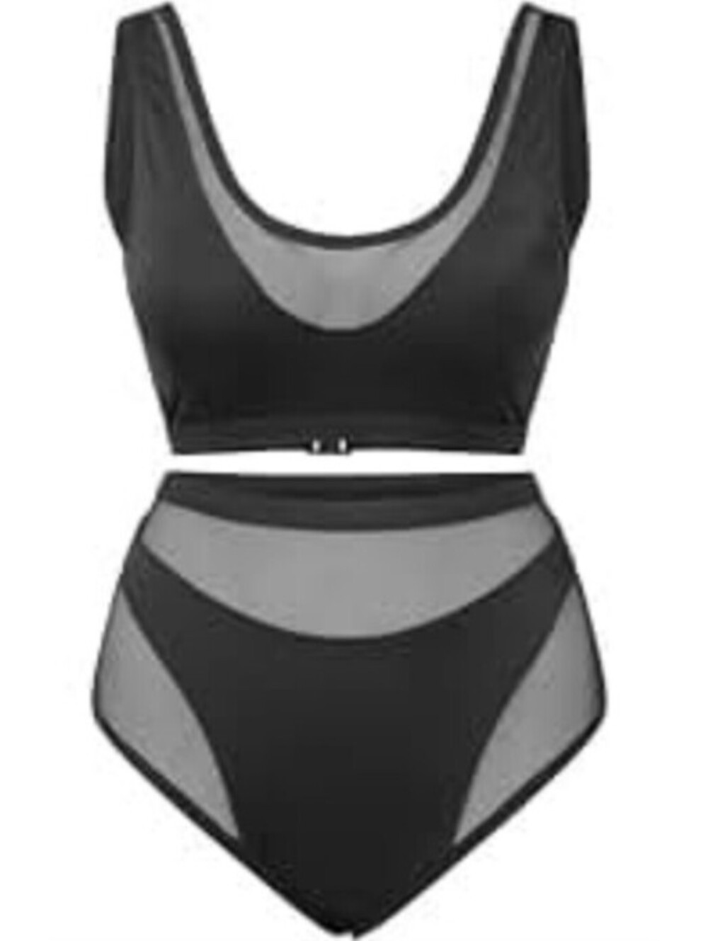 Killstar Catching Rays Black Sheer Bikini Outfit Swimsuit Size 4XL NEW 2 Pc Set